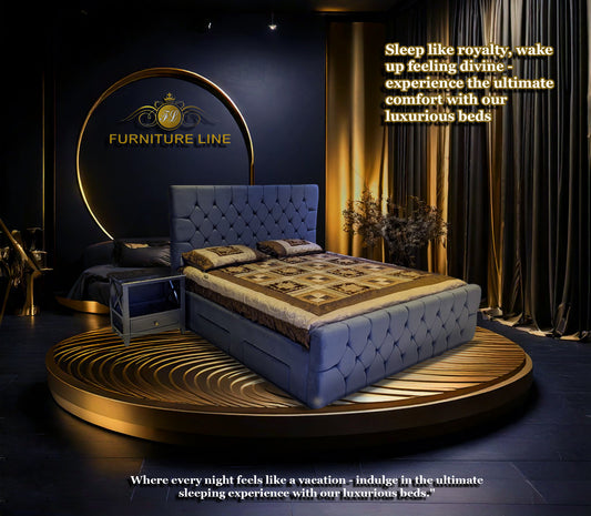 Blue Beery Bed Set