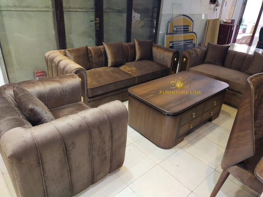 Chocolate Sofa Set