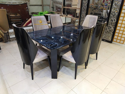 Brass Line Dining Set